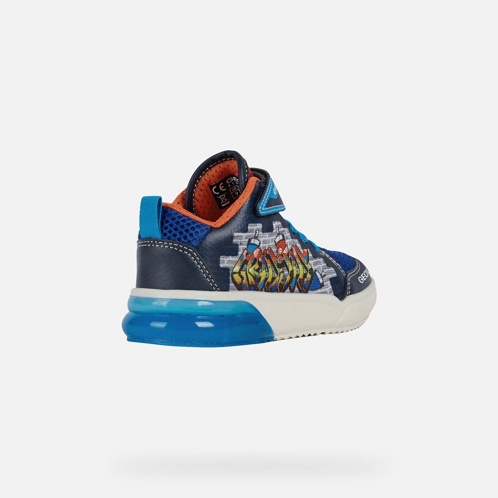 Geox Erkek Çocuk Spor Ayakkabı Lacivert - Grayjay - YWV-062487